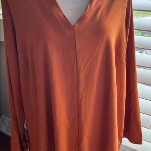 Liz Claiborne burnt orange blouse.